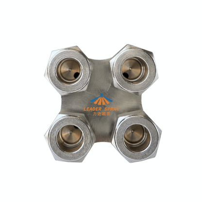 One Inlet Three (Four) Outlet High Pressure Cooling System 3/8" (9.52mm) Pipe Connector, Brass Plated Mist Three Four-Way Ferrule Hose Tube Joints Fitting — изображение 8