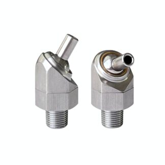 360 degree Horizontal adjustable rotating spray water cutter drill machining process double-section universal cooling nozzle