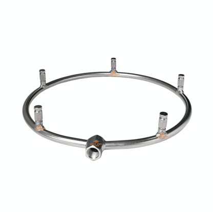 Mist spray O ring stainless steel high pressure fog cooling system 12",14",16",18" misting fitting connector — изображение 3