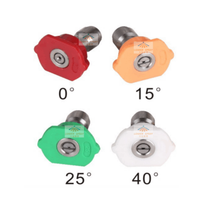 11.8mm Water gun nozzle High pressure car cleaning washing machine spray jet 1/4 quick connect release plug flat fan shaped nozzle — изображение 4