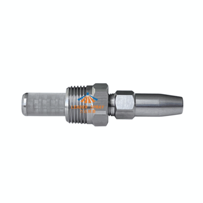 Solid stream nozzle high pressure ceramic ruby core 0 degree straight line jet paper cutting spraying nozzle — изображение 5
