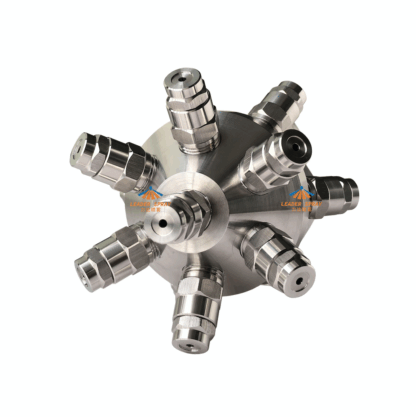Multi heads fixed 13 pcs stainless steel full cone sprayer bigger tank cleaning/washing nozzle — изображение 5