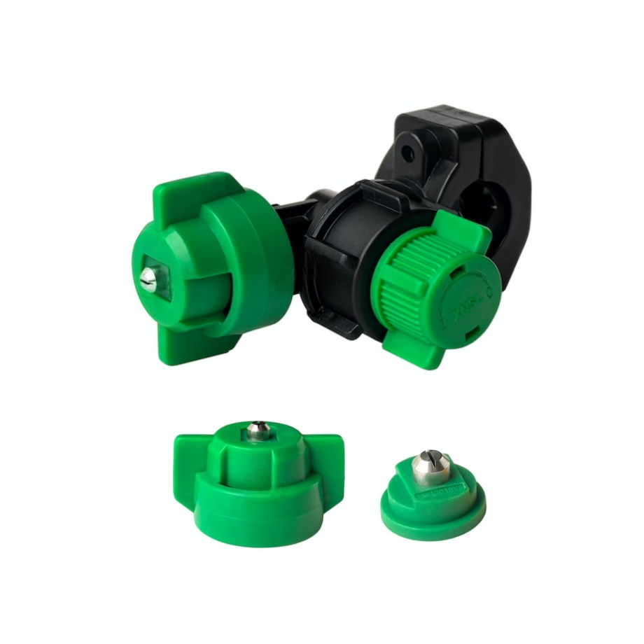 102A-1/2 Drone clamp nozzle SX 11001, 11015, 11002VS flat fan tip head clip size 21mm-22mm quick release removable agricultural sprayer — изображение 3