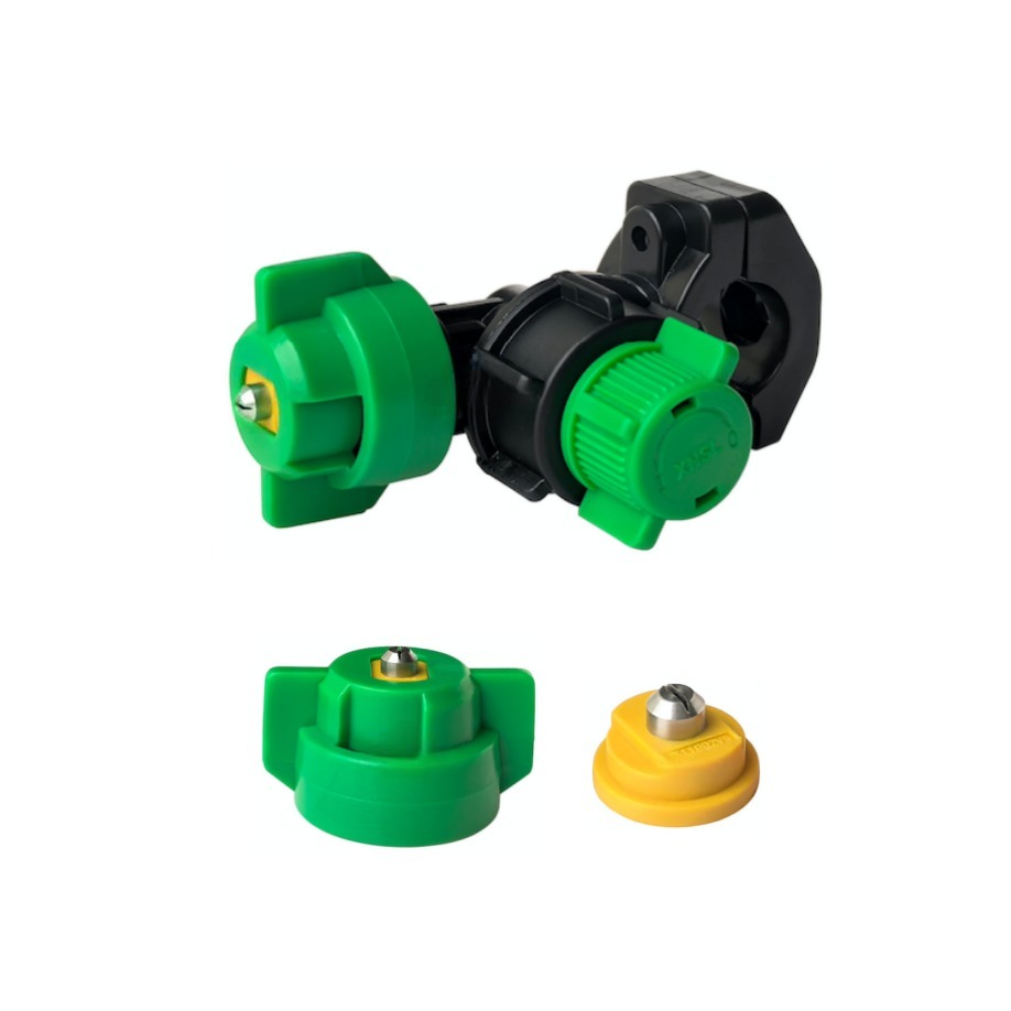 102A-1/2 Drone clamp nozzle SX 11001, 11015, 11002VS flat fan tip head clip size 21mm-22mm quick release removable agricultural sprayer — изображение 2