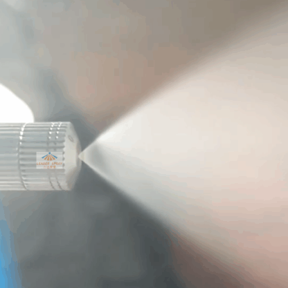 Mist Spraying | SS micro mist nozzle | whole stainless steel and fluorine rubber ring RLD anti-drip removable & cleanable design high pressure fine fog spray — изображение 2
