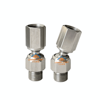 1/8x1/8 inch universal joint mist fittings 304 stainless steel external to internal adjustable ball swivel connector — изображение 2