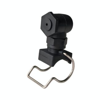 Nylon Clamp Jet, Black Hollow Cone Clip Nozzle, 3/4 inch, 1 inch Single Eyelet Injection Spray, Cooling Tower Clamp Washer Nozzle
