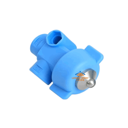 1/8 inch mini blue Spray gun plastic siphon/pressure round spray flat fan atomizer sucks water/liquid with mix pneumatic fine fog atomizing air nozzle — изображение 5