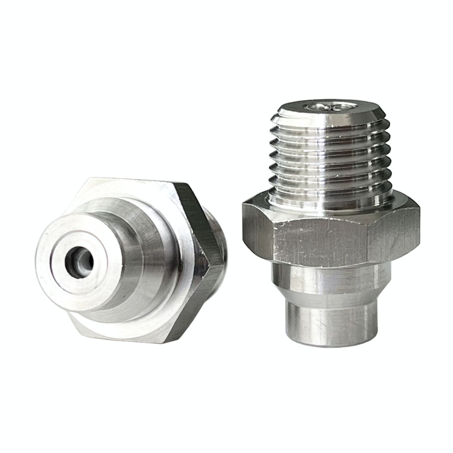 High pressure needle nozzle 316SS ruby ceramic spray paper cutting swing clean linear liquid column stream line nozzle — изображение 5