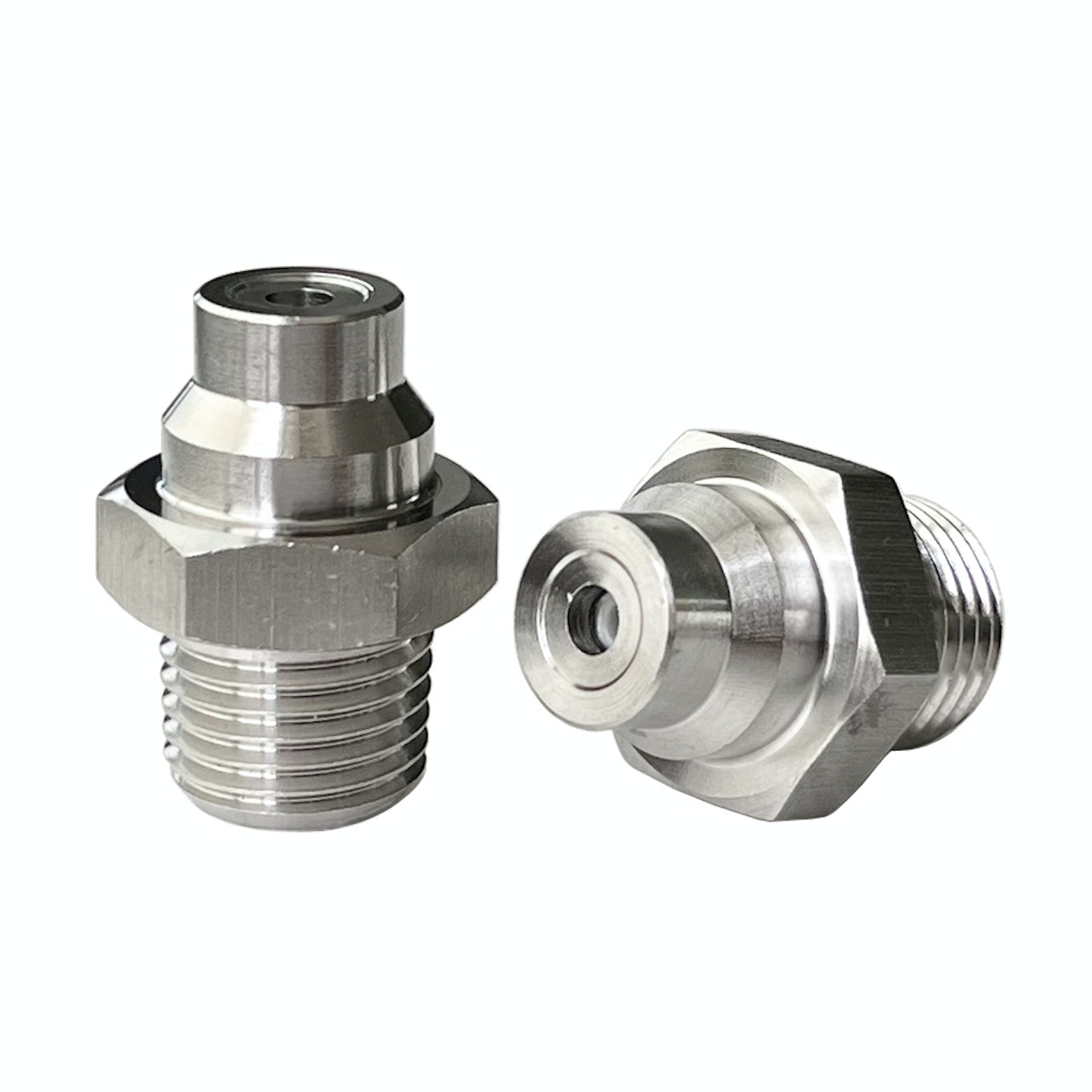 High pressure needle nozzle 316SS ruby ceramic spray paper cutting swing clean linear liquid column stream line nozzle — изображение 4