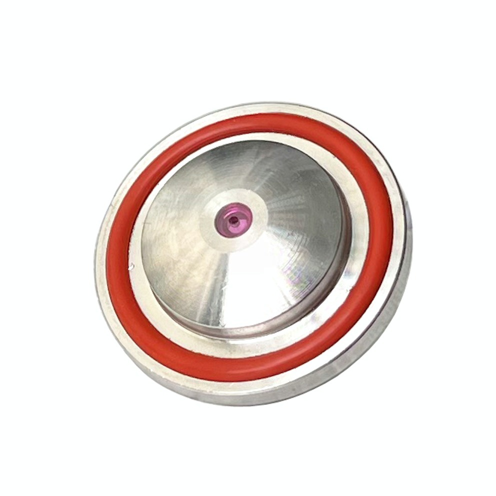Disc gasket flake thin section ruby insert orifice high impact stream straight line 0 degree paper nozzle