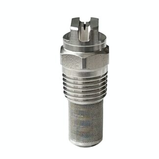 LEADER SPRAY Stainless steel SS brass spray smaller flow rate 1/8" 1/4" filter strainer mist flat fan nozzle