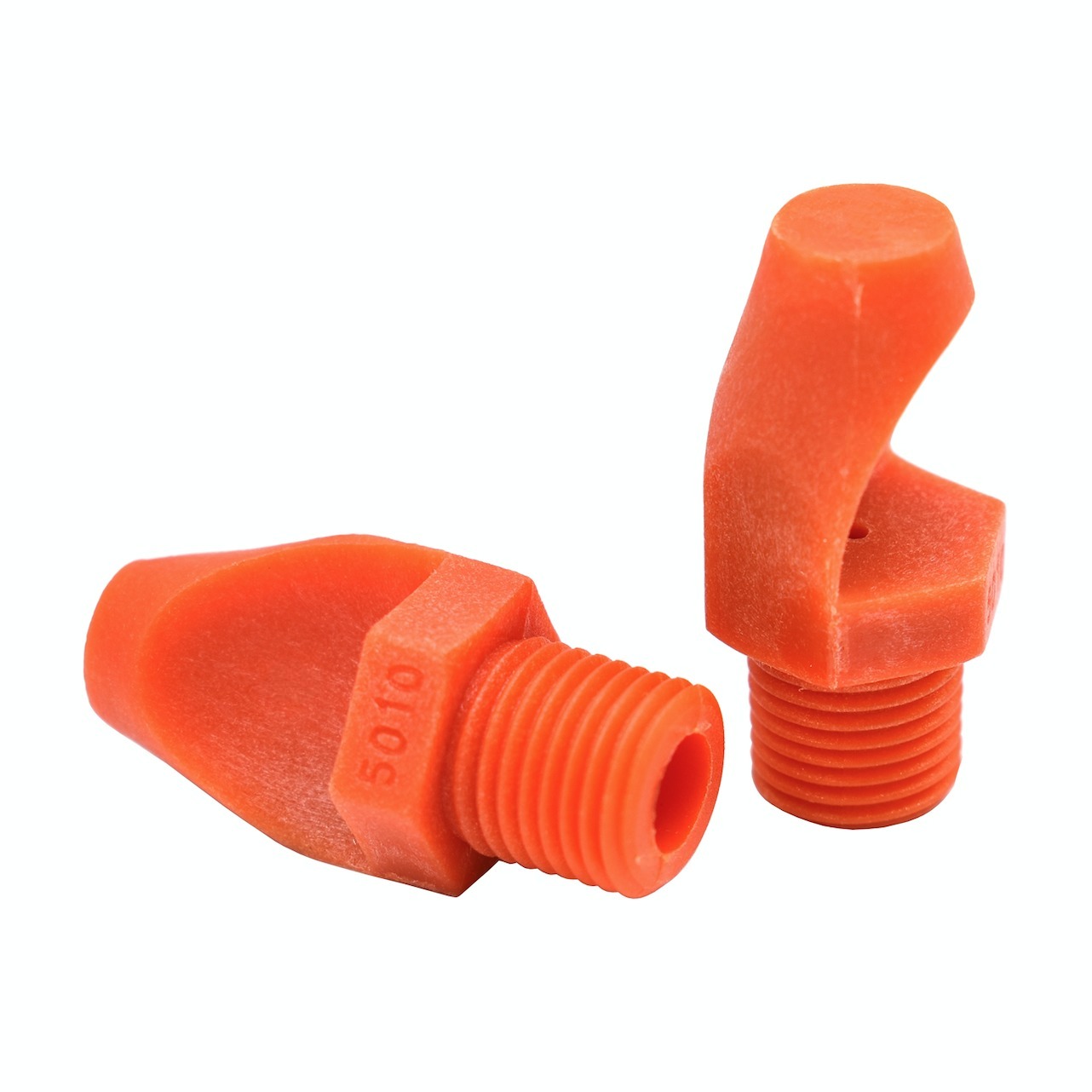 Leader spray 1/4-N-PP-5010 Plastic red white V shape high impact spraying vegetable fruit wash clean part nozzle tools — изображение 2