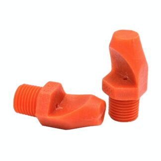 Leader spray 1/4-N-PP-5010 Plastic red white V shape high impact spraying vegetable fruit wash clean part nozzle tools