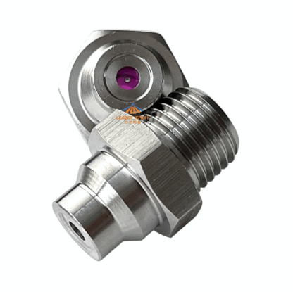 High pressure needle nozzle 316SS ruby ceramic spray paper cutting swing clean linear liquid column stream line nozzle — изображение 3