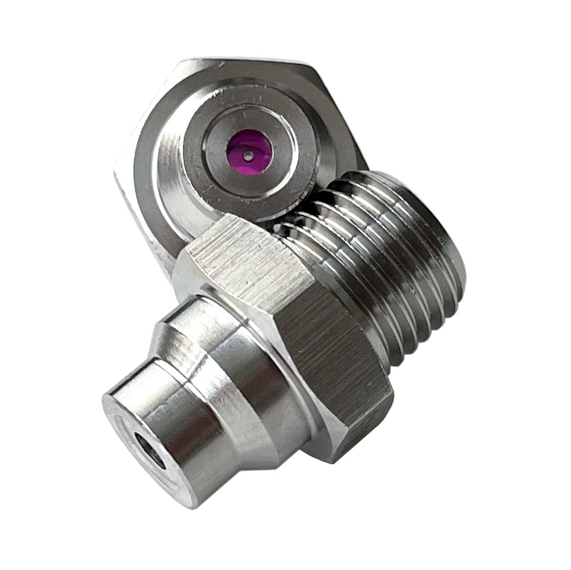 High pressure needle nozzle 316SS ruby ceramic spray paper cutting swing clean linear liquid column stream line nozzle — изображение 3