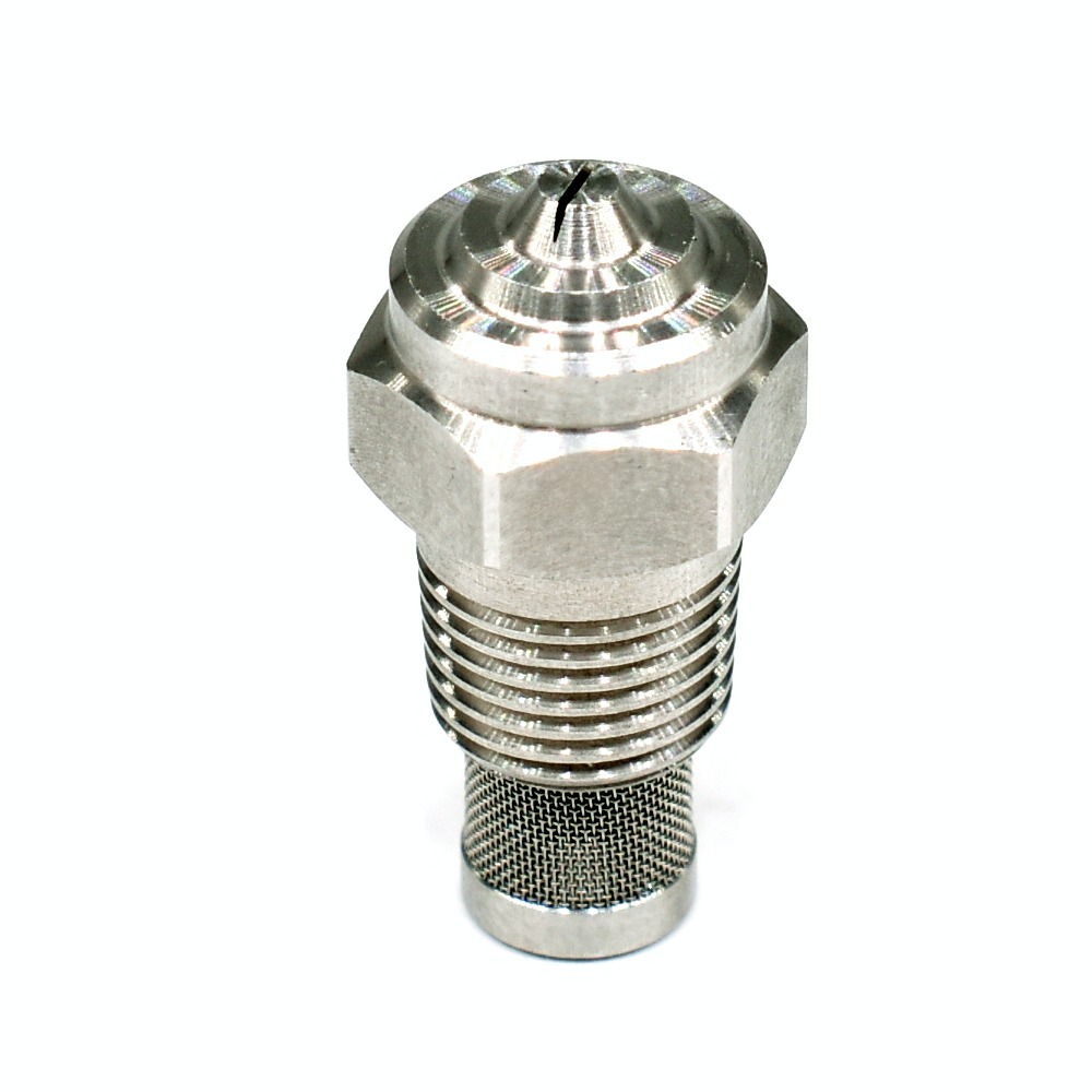 120 degree flat fan spraying angle 316SS stainless steel New conditions filter strainer precision nozzle — изображение 2