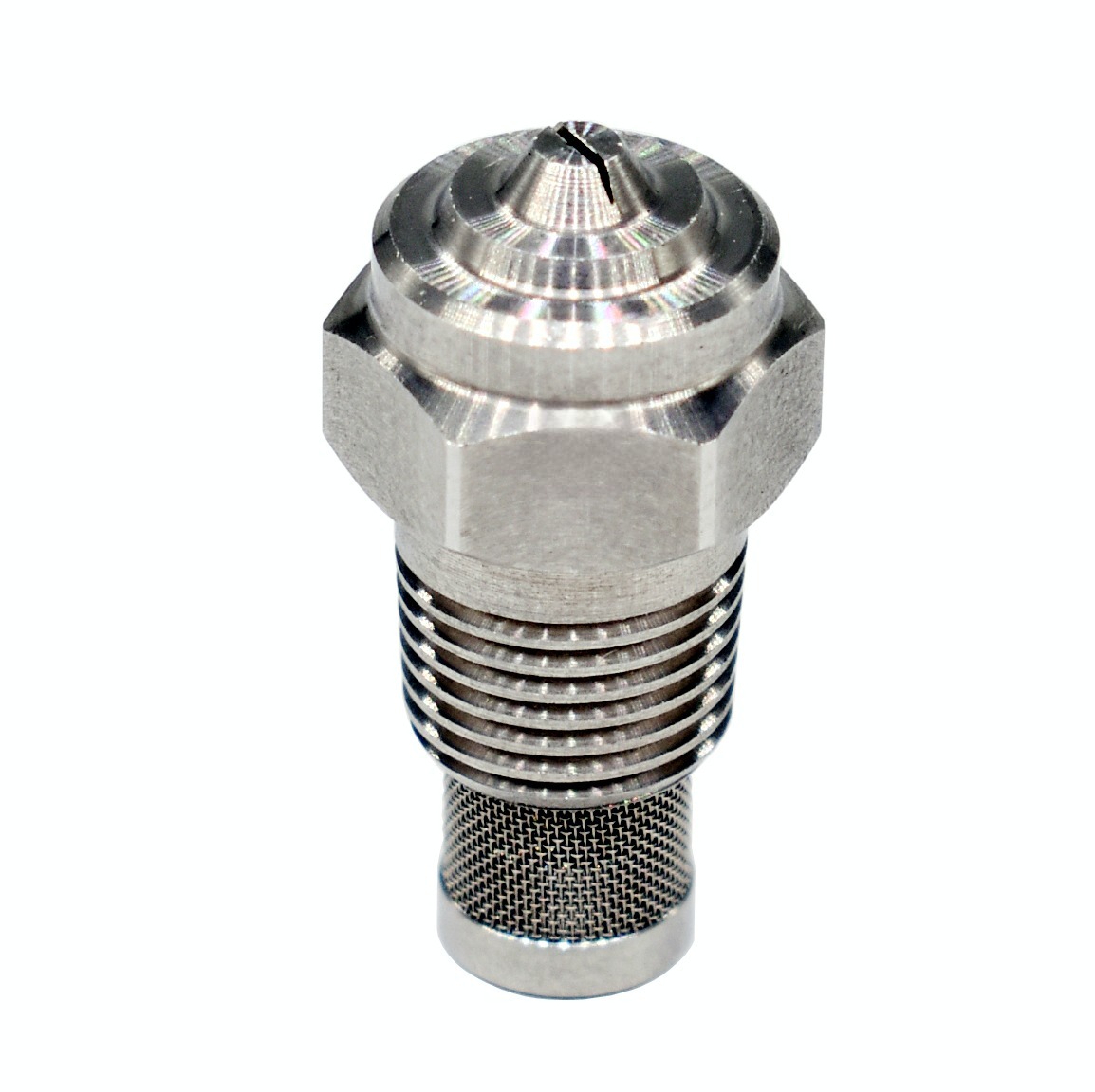 120 degree flat fan spraying angle 316SS stainless steel New conditions filter strainer precision nozzle