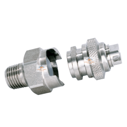 1/8, 1/4 inch Stainless steel quick release combined connected removable flat jet fan nozzle — изображение 3