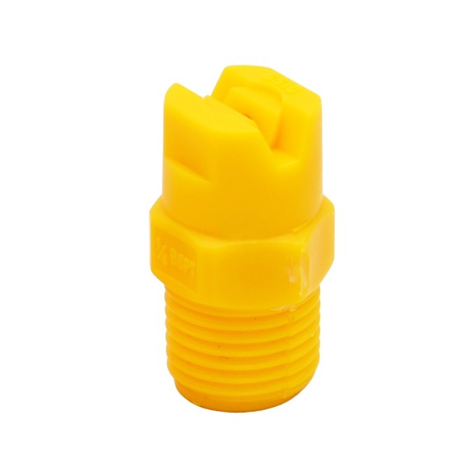 1/8", 1/4", 3/8", 1/2" Yellow plastic PP 6510 6520 6530 CCKY spray flat fan nozzle — изображение 5