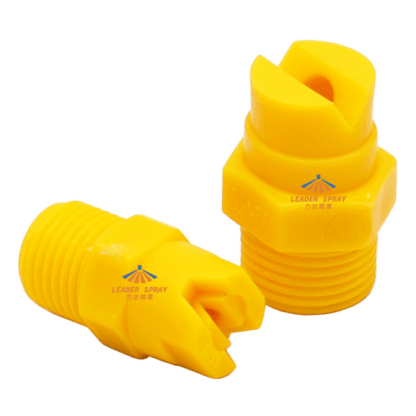 1/8", 1/4", 3/8", 1/2" Yellow plastic PP 6510 6520 6530 CCKY spray flat fan nozzle — изображение 4