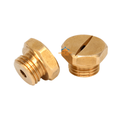 1/8", 1/4" short button type brass stainless steel flat fan jet spray nozzle — изображение 2