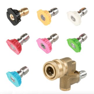 11.8mm Water gun nozzle High pressure car cleaning washing machine spray jet 1/4 quick connect release plug flat fan shaped nozzle