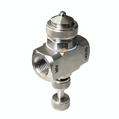 1/4" adjustable pressure or siphon/gravity dust control spray air atomizing hydro pneumatic nozzle — изображение 4