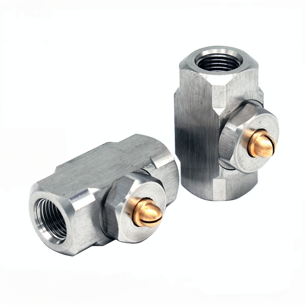 1/8 inch Mini type siphon pressure non-adjustable flat fan wide angle round air atomizing mist fog spraying nozzle — изображение 5