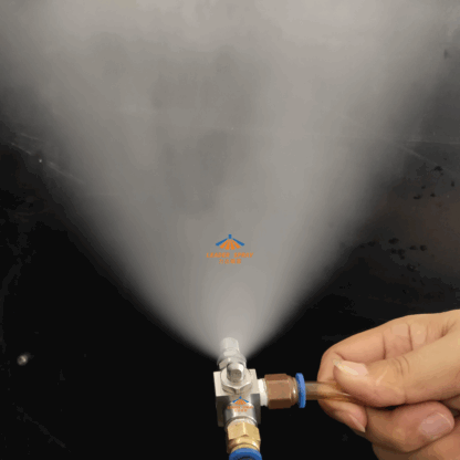 ST-7 Anti drop adjustable siphon sucks liquid ADAAN flat fan atomizer fog automatic sprayer gun corrugated humidification nozzle — изображение 5