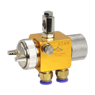 Small automatic spray gun/high atomization/blister machine wave soldering rosin flux A-100 flat fan cone atomizer spray gun nozzle