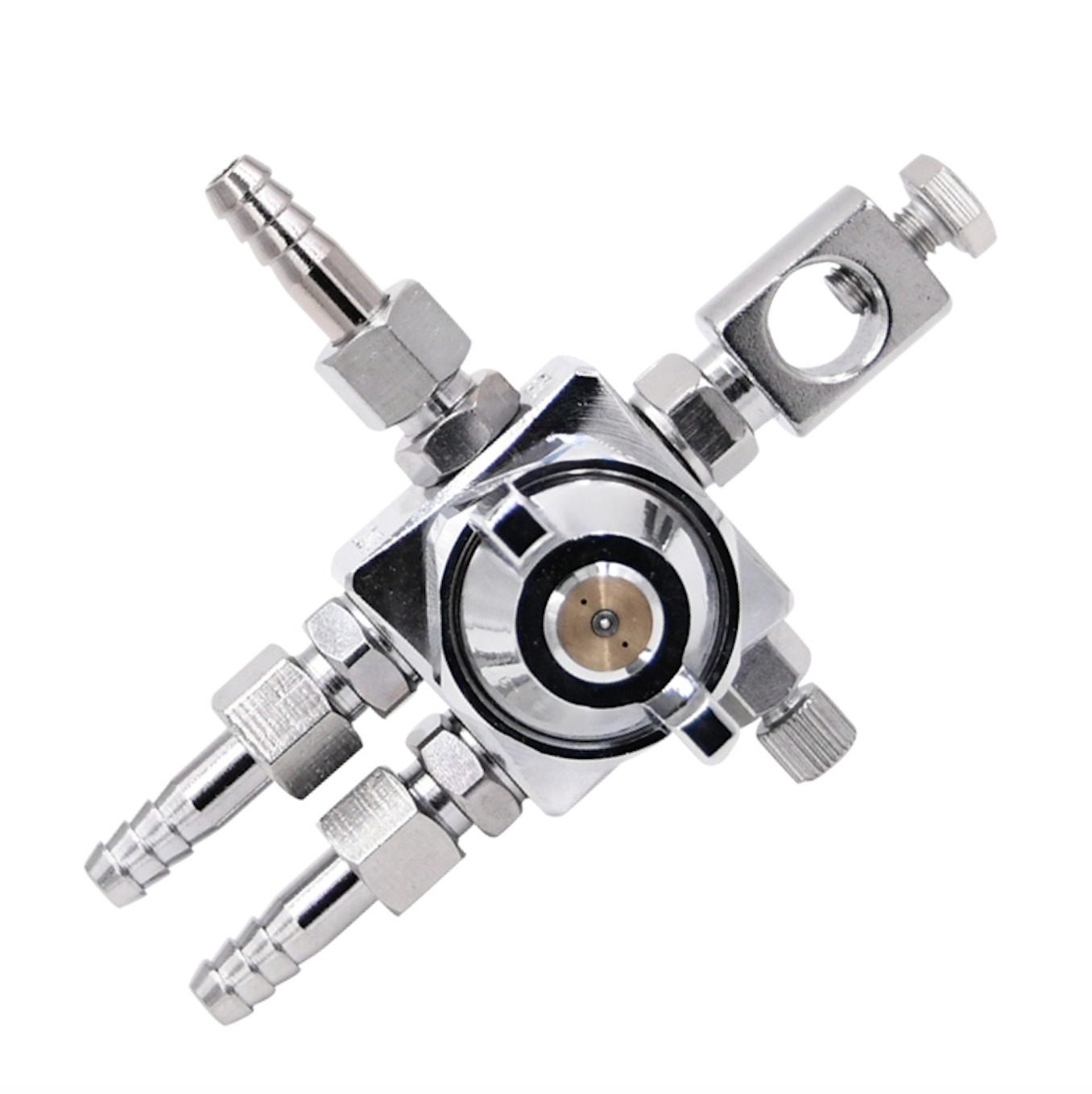 ST-5/st-6 mini Automatic Flat fan even Lumina car train fog adjustable flow rate angle atomizing painting spray gun nozzle — изображение 4