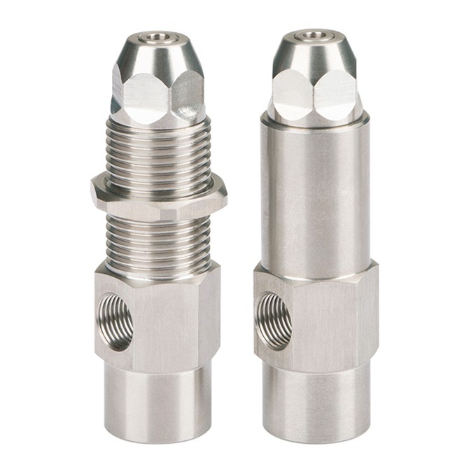 Siphon type sucks liquid round fog spraying oil burner fuel air atomizing mix nozzle — изображение 4