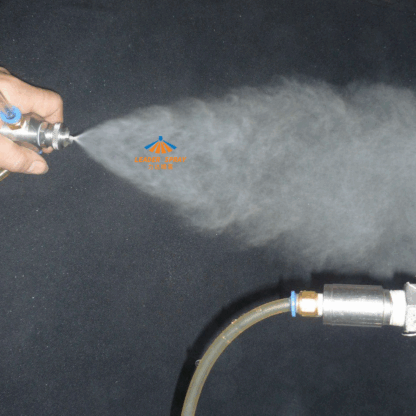 Automatic electronic control three-fluid anti drip air liquid mixing needle adjustable JAU DJ gas-driven fog atomizer jet nozzle — изображение 10