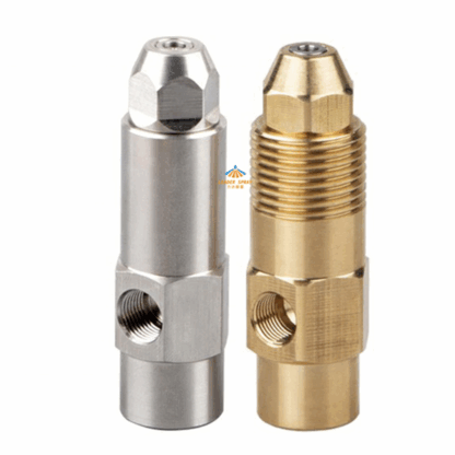 Siphon type sucks liquid round fog spraying oil burner fuel air atomizing mix nozzle — изображение 2