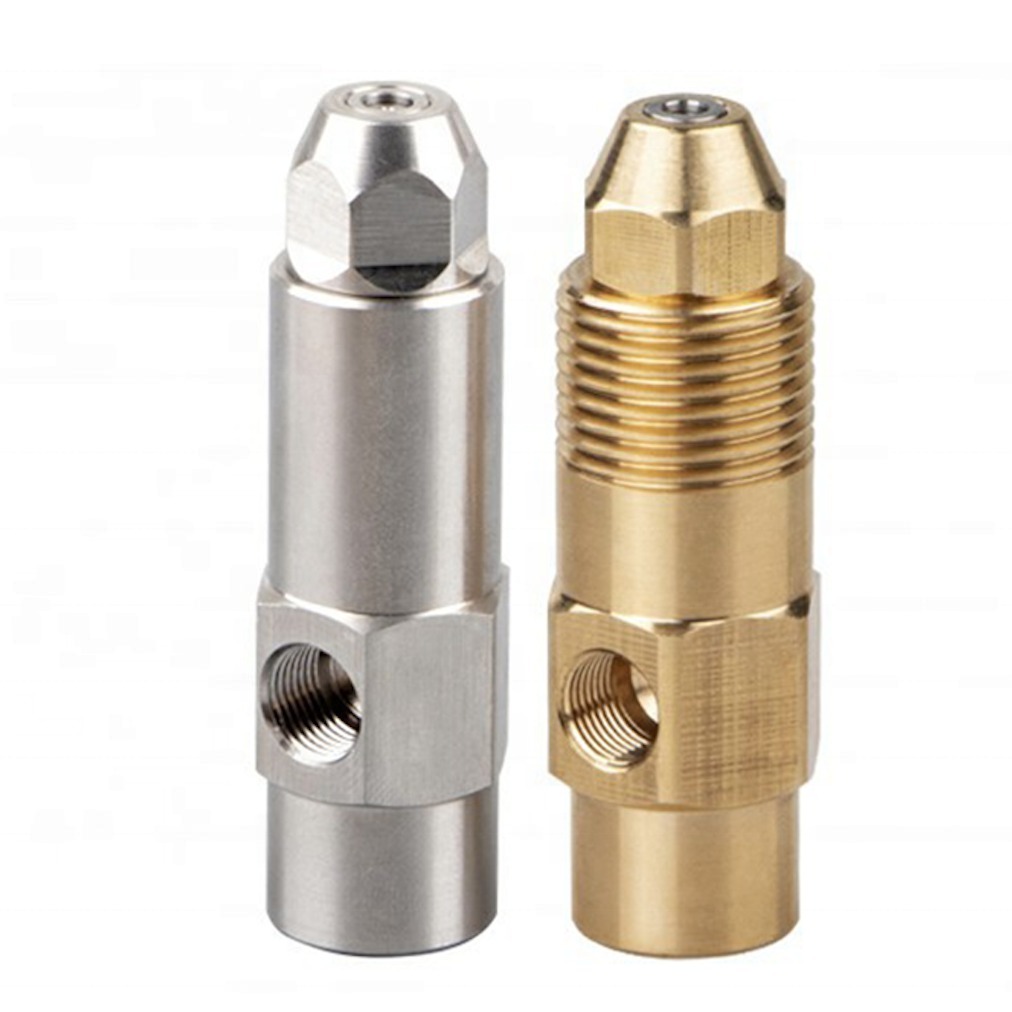 Siphon type sucks liquid round fog spraying oil burner fuel air atomizing mix nozzle — изображение 2