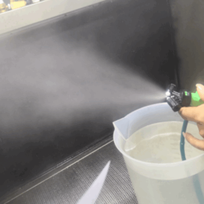 Impact ultrasonic 1/4 inch plastic pp body air liquid mixing spray atomizing dry fog mist nozzle — изображение 7