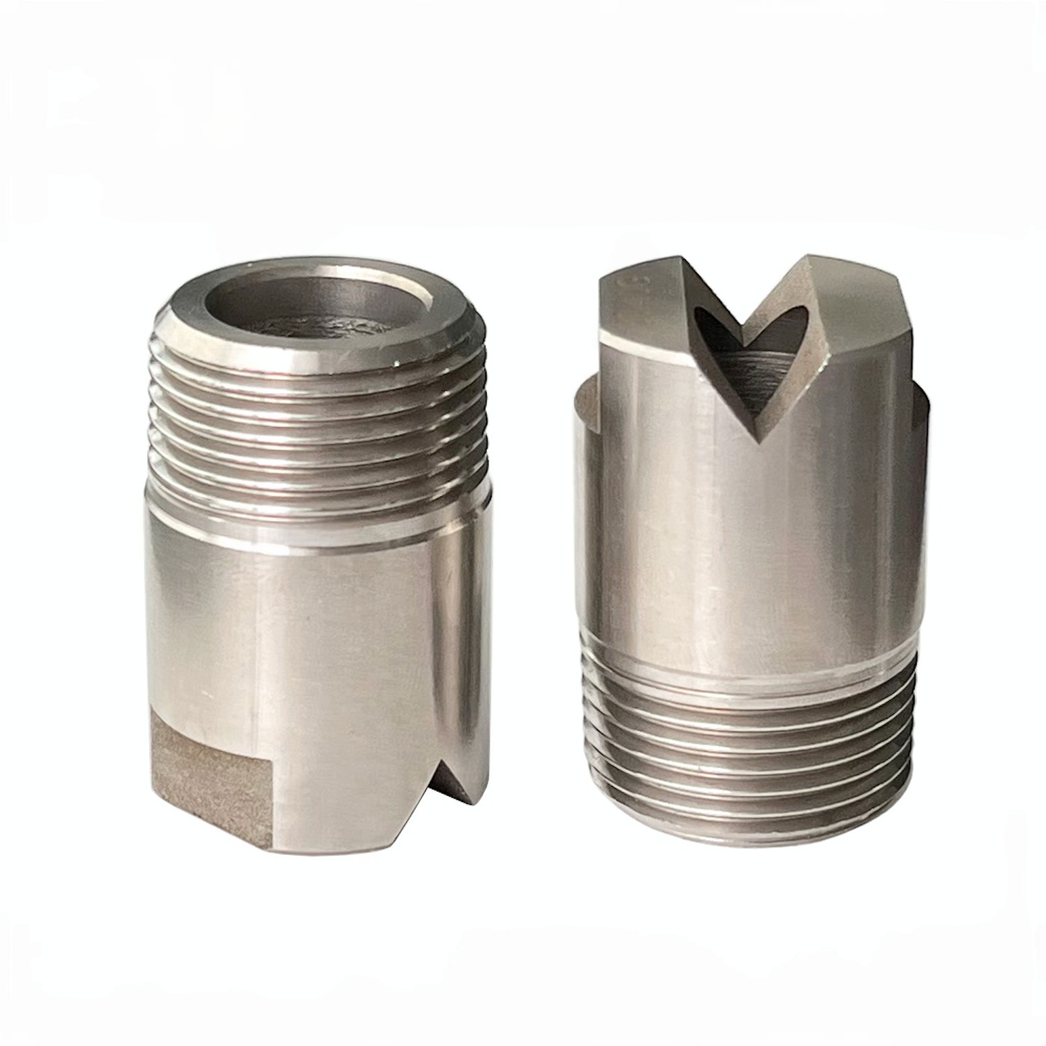 Large flat flow rate metal surface pretreatment dust control aluminum product cooling fan jet spray nozzle — изображение 3