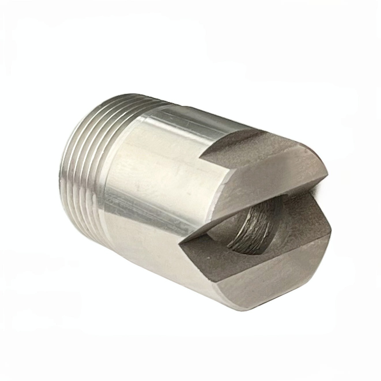 Large flat flow rate metal surface pretreatment dust control aluminum product cooling fan jet spray nozzle — изображение 2