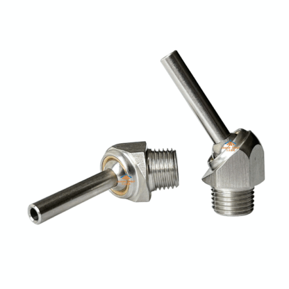 CNC lathe Inclined-injection deviated high pressure engrave and mill machine JTSP/JTSN/JTSM/JTAP/JTAN/JTAM universal ball coolant nozzle — изображение 3