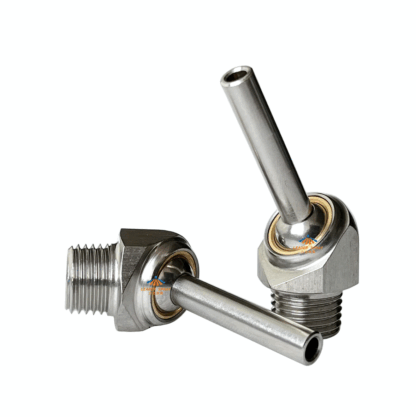 CNC lathe Inclined-injection deviated high pressure engrave and mill machine JTSP/JTSN/JTSM/JTAP/JTAN/JTAM universal ball coolant nozzle — изображение 2