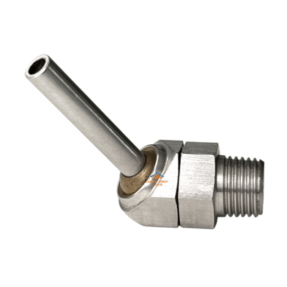 360 degree Horizontal adjustable rotating spray water cutter drill machining process double-section universal cooling nozzle — изображение 6