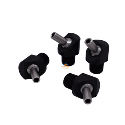 Plastic body stainless steel tube 1/8 inch thread low pressure machine universal spray cooling coolant nozzle — изображение 2