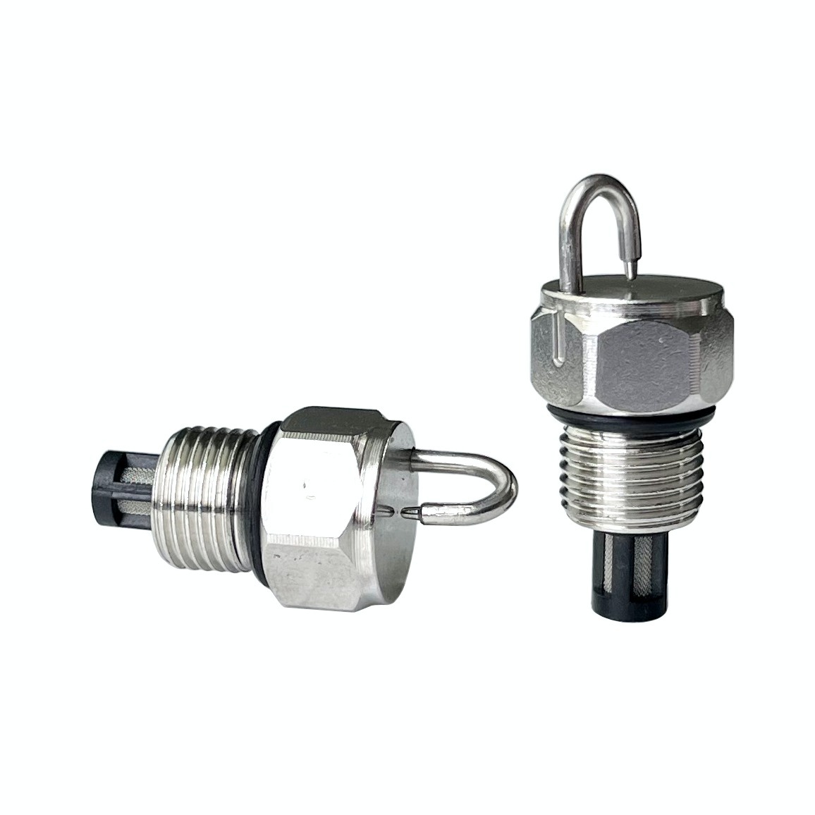 1/8" ruby mist pin type impact 90 degree spray PJ stainless steel SS or PP cotton strainer filter high pressure micro cooling fog nozzle — изображение 3