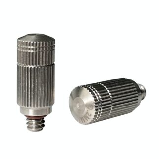 Mist Spraying | SS micro mist nozzle | whole stainless steel and fluorine rubber ring RLD anti-drip removable & cleanable design high pressure fine fog spray