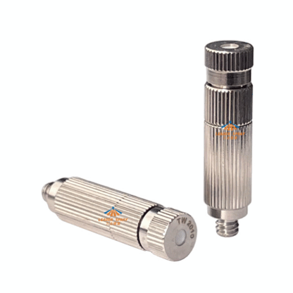 Brass plated micro mist sprayer TLLD SS filter strainer inside anti-drip removable & cleanable design high pressure fine fog nozzle — изображение 5