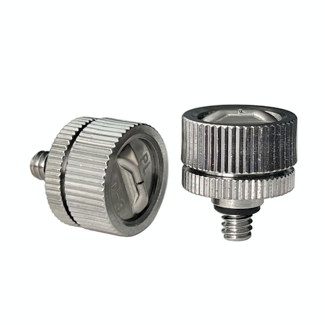 PL D-3, PL D-5, KS K-5 low pressure KB 3/16unc 10/24unc single/double brass plated flat fan micro mist fog nozzle — изображение 4