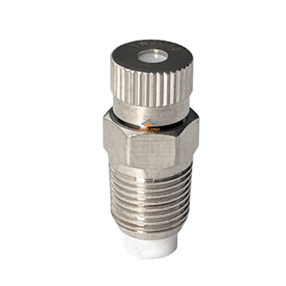 1/8" mist spray PLD stainless steel/brass plated removable & cleanable design high pressure micro cooling fog nozzle — изображение 2