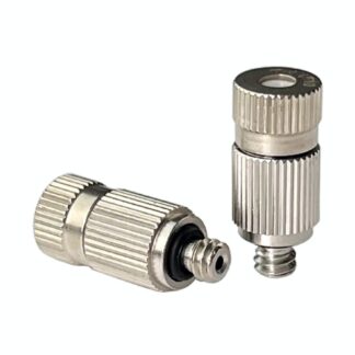 Brass plated mist sprayer CLD anti-drip removable & cleanable design low pressure or high pressure fine fog nozzle