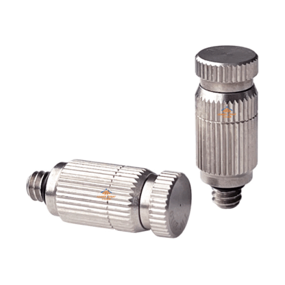 SS stainless steel mist nozzle BLD with 3/16unc, 10/24unc thread anti-drip removable & cleanable high pressure fine fog spray — изображение 2